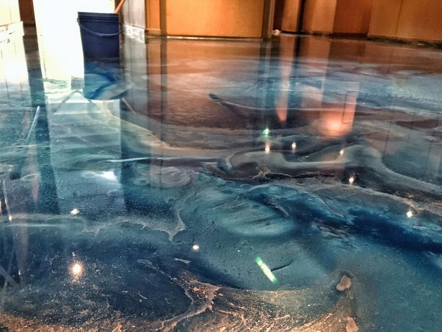 Metallic?Epoxy?floor